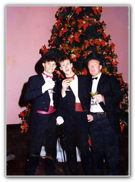 DJ & friends at Casino Ball circa 1988